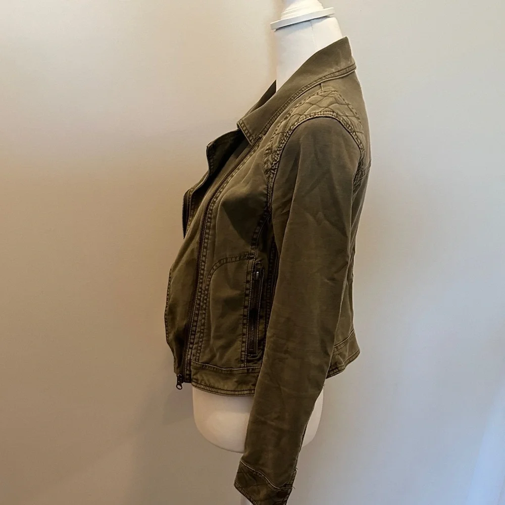 Anthropologie Green Utility Jacket - Picture 9 of 10